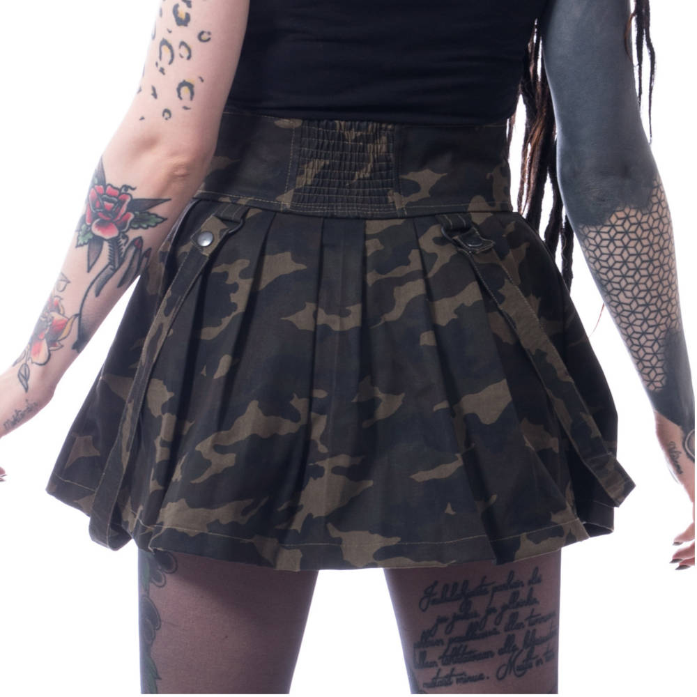 Clothes, Shoes & Accessories Skirts LUCILLE SKIRT LADIES RED CHECK Goth